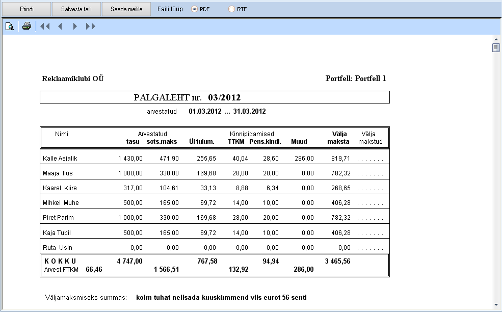 Palgaleht valjatrukk